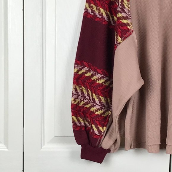 Free People Rainbow Dreams Pullover Waffle Knit - Picture 6 of 8